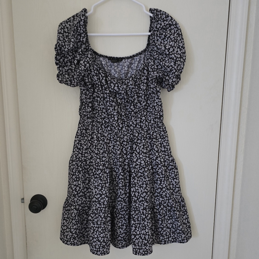 floral babydoll dress with a country boho style